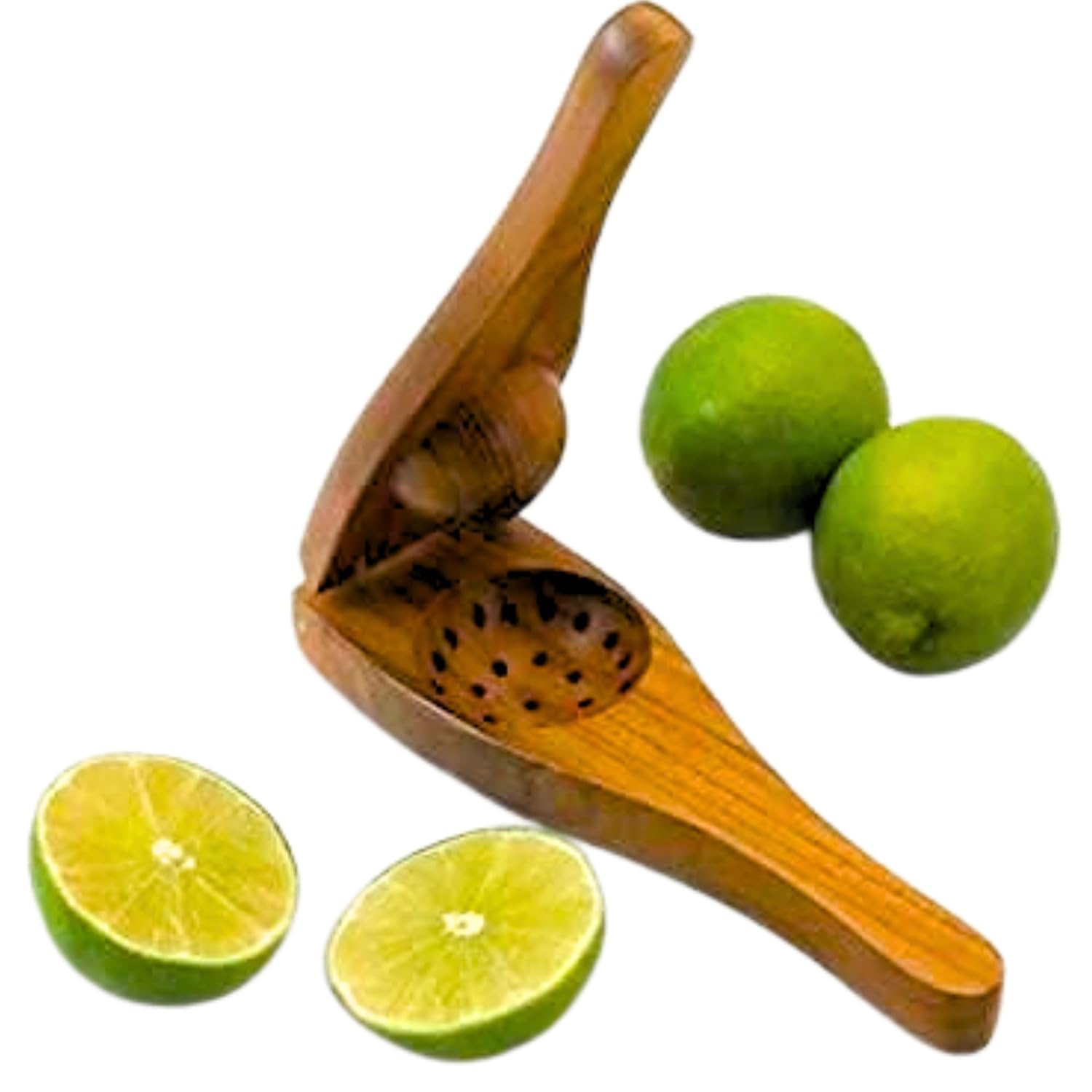 Santarms Wooden Lemon Reamer, Heavy Duty Wood Lemon Citrus