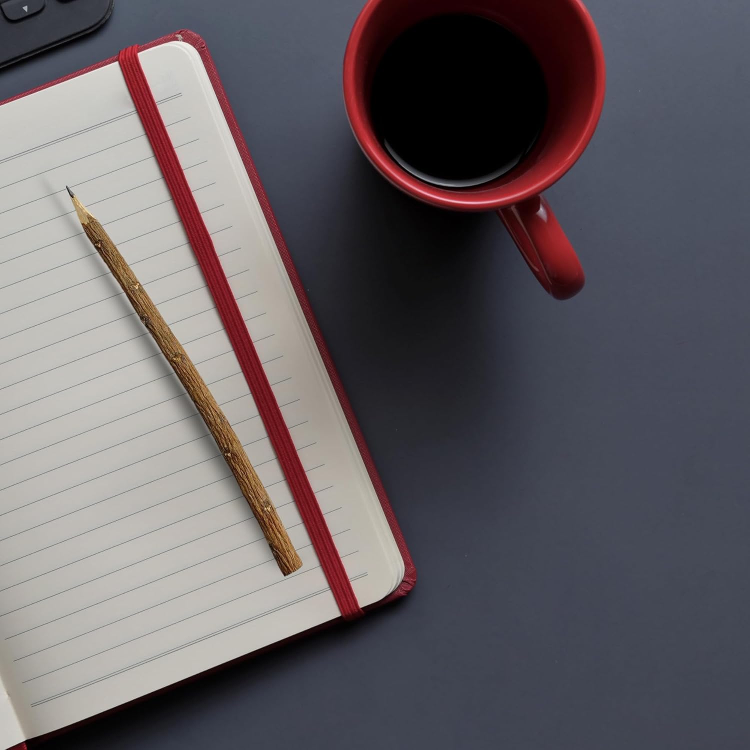 santarms Natural Neem Wooden Pencil (18 cm) Crafted from Pure Neem Wood - Perfect for Kids, Girls, and Boys Eco-Friendly and Durable Writing Tool Ideal for School Use and Thoughtful Gifting (set-1)