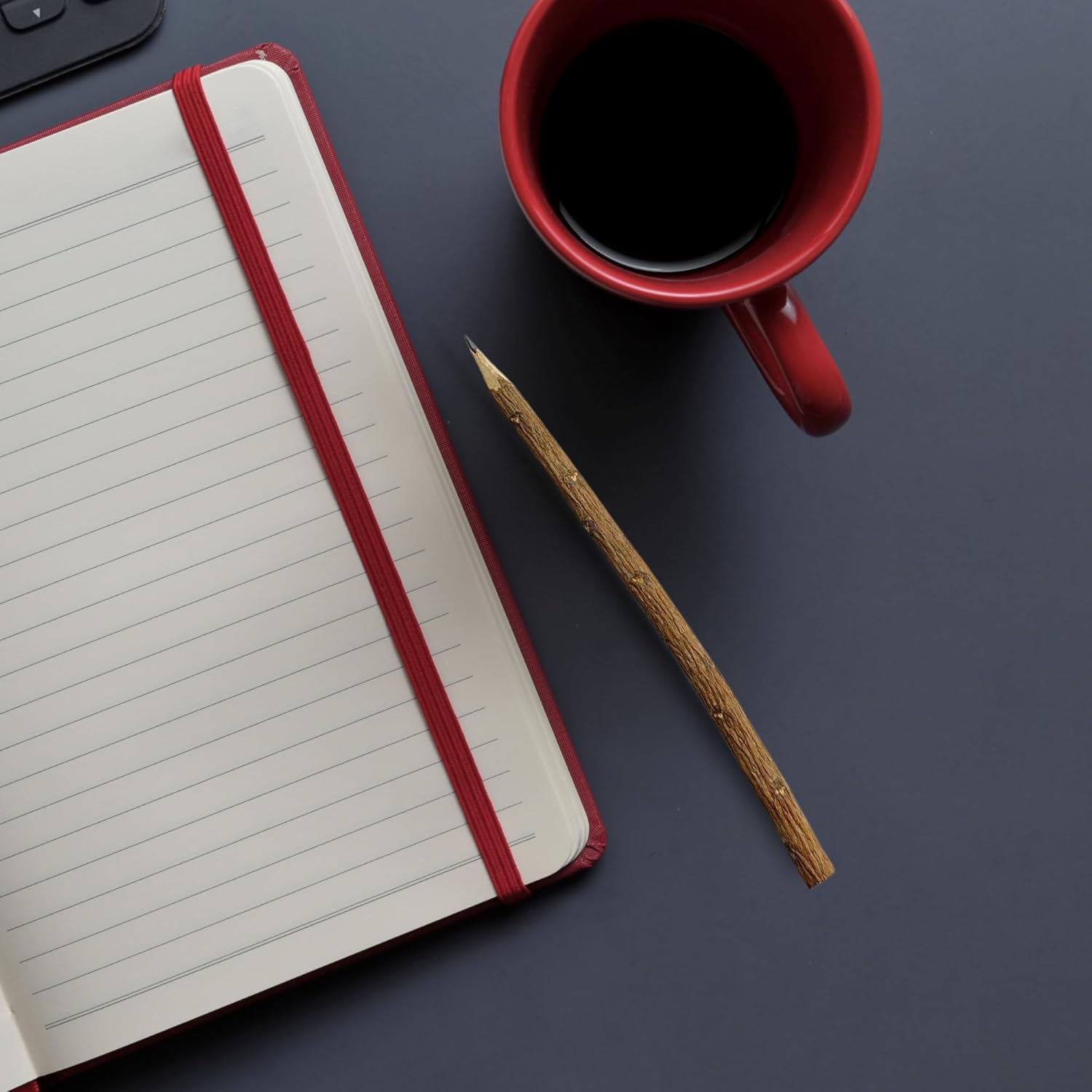 santarms Natural Neem Wooden Pencil (18 cm) Crafted from Pure Neem Wood - Perfect for Kids, Girls, and Boys Eco-Friendly and Durable Writing Tool Ideal for School Use and Thoughtful Gifting (set-1)