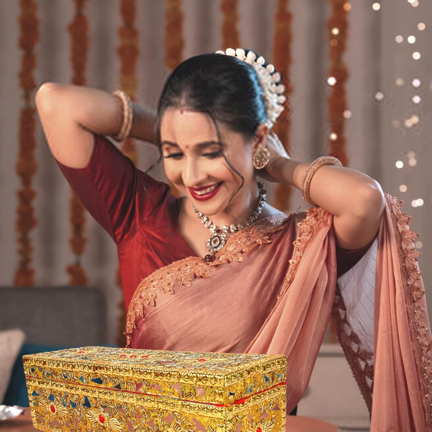 Santarms Jewelry Bangle Box for Women Bangles Holder Organizers