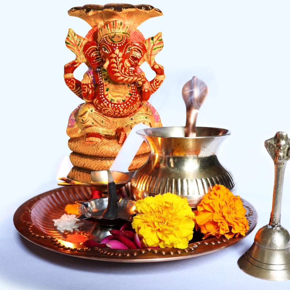 Santarms Pooja Thali Guide | Sacred Designs, Traditions & Modern Artistry