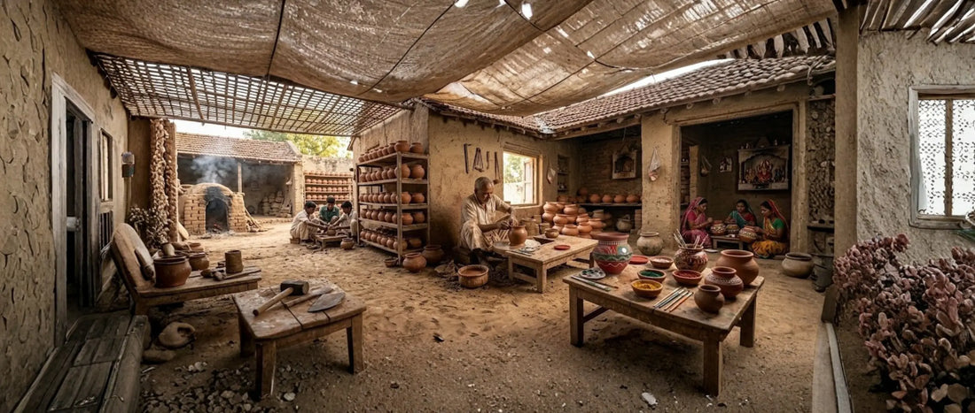 handcrafted mitti matki for Govardhan Pooja