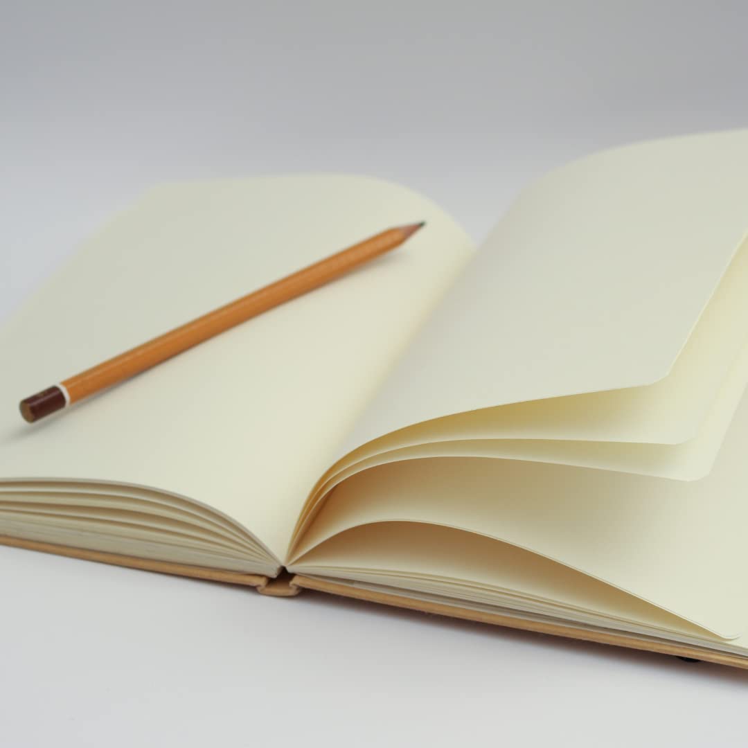 santarms Beautiful Handmade Plain Paper Diary with Beads Diary for Girls/Boys