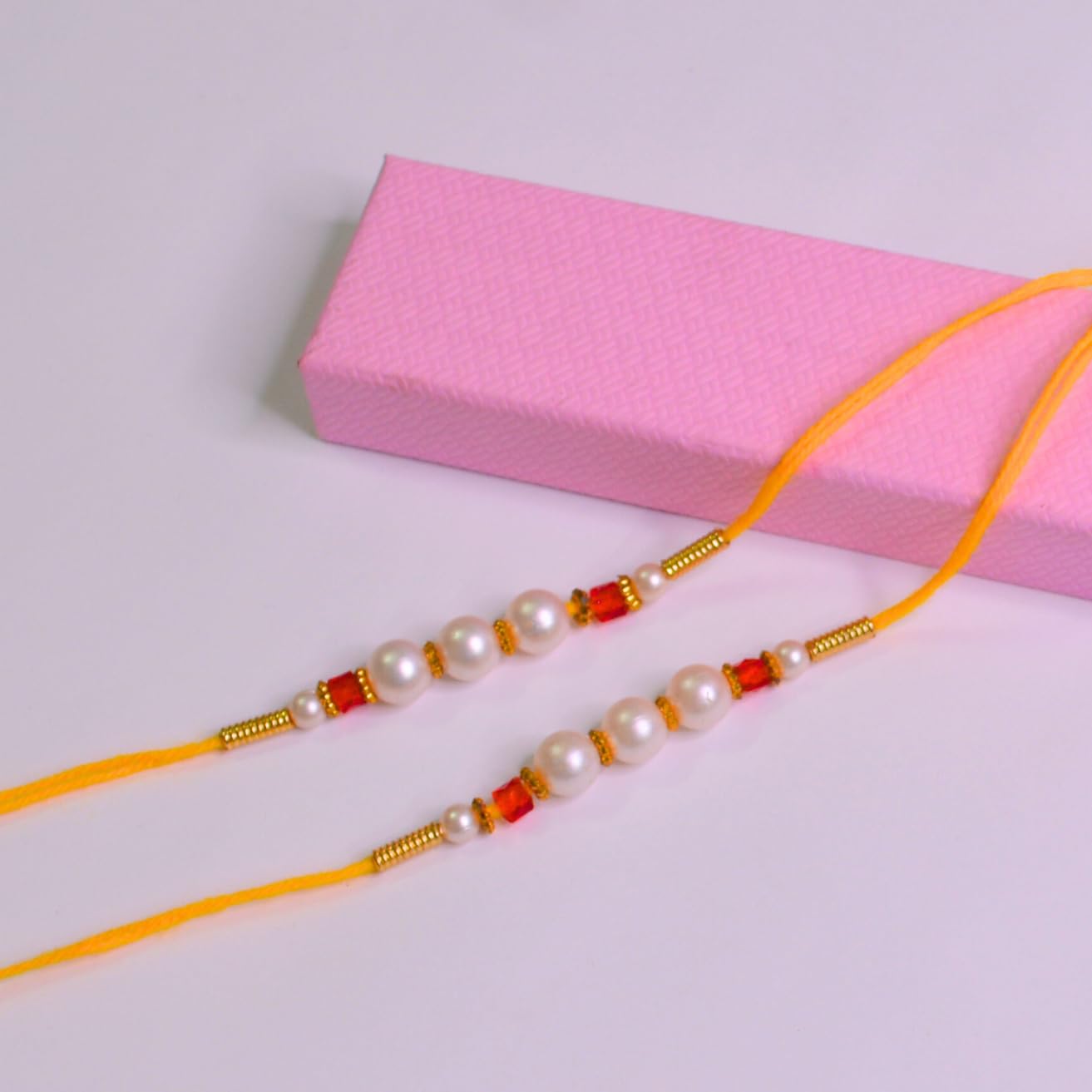santarms Sibling Love Fest Rakhi Set for Brother and Bhaiya Bhabhi – Includes 2 Exquisite Rakhis, 1 Tilak Bottle, Rice Bottle Perfect Raksha Bandhan Celebrations Bonding