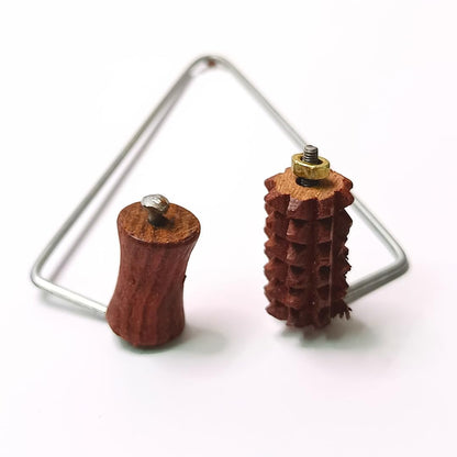 Santarms Wooden Finger Massager and Pain Reliever | Hand Massager Tool for Back, Neck, and Body Pain Relief, Improved Blood Circulation and Muscle Relaxation