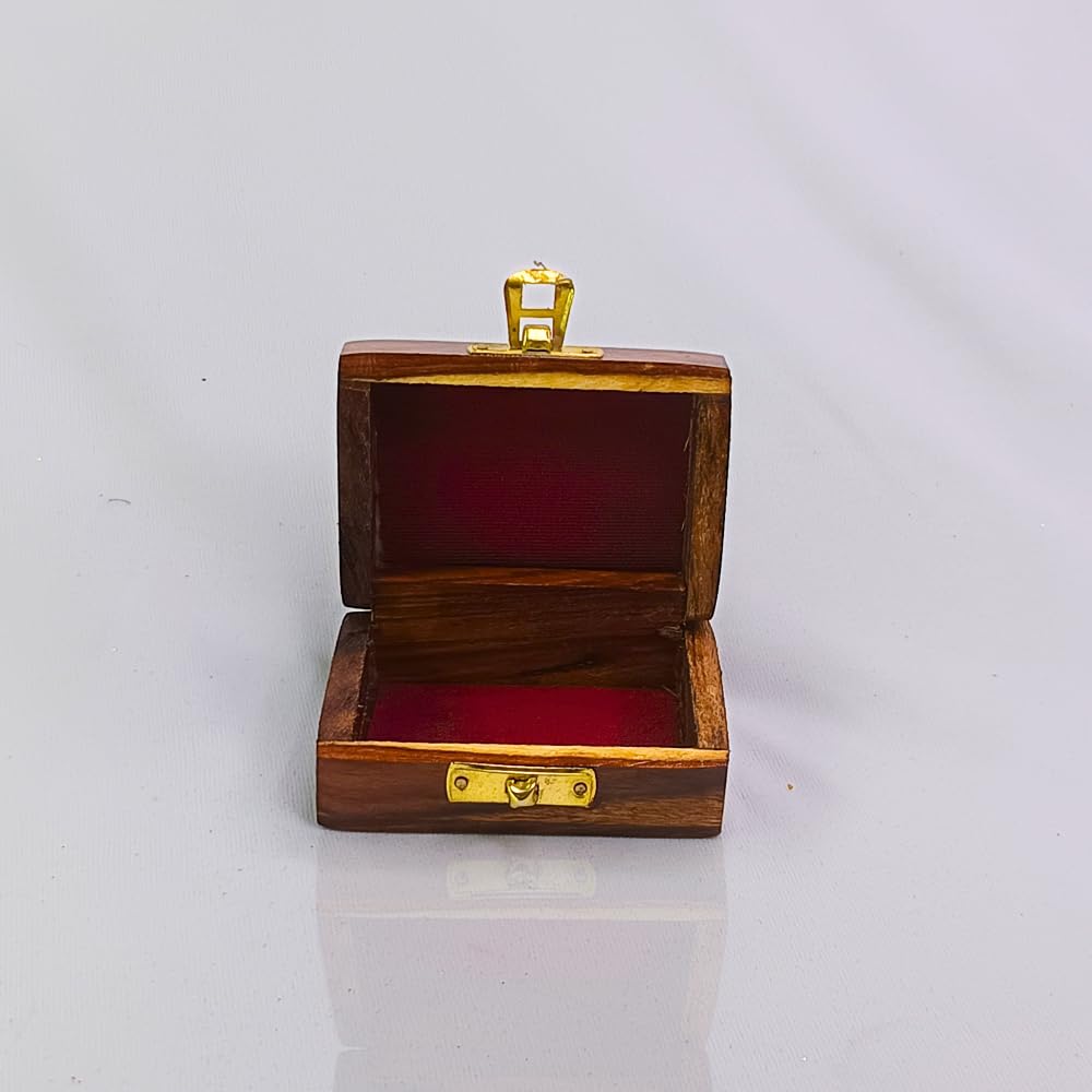 santarms Jesus Cross Catholic | wooden box with jesus locket | jerusalem Praying Rosary for men and women, Pack of 1