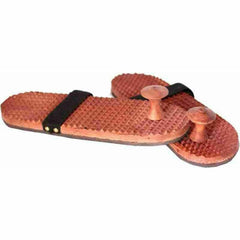 Santarms khadau chappal for men - Acupressure Slipper - wooden chapel - khadau chappal, chaple for women, wooden slipper