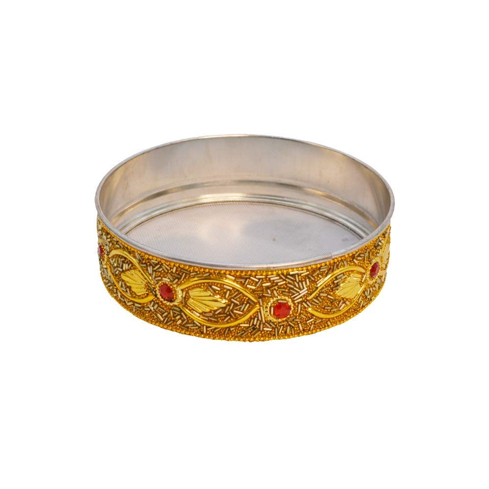 Santarms Karva Chauth Thali Set and Pooja Decor Collection and A Treditional Gift for Women, Wife
