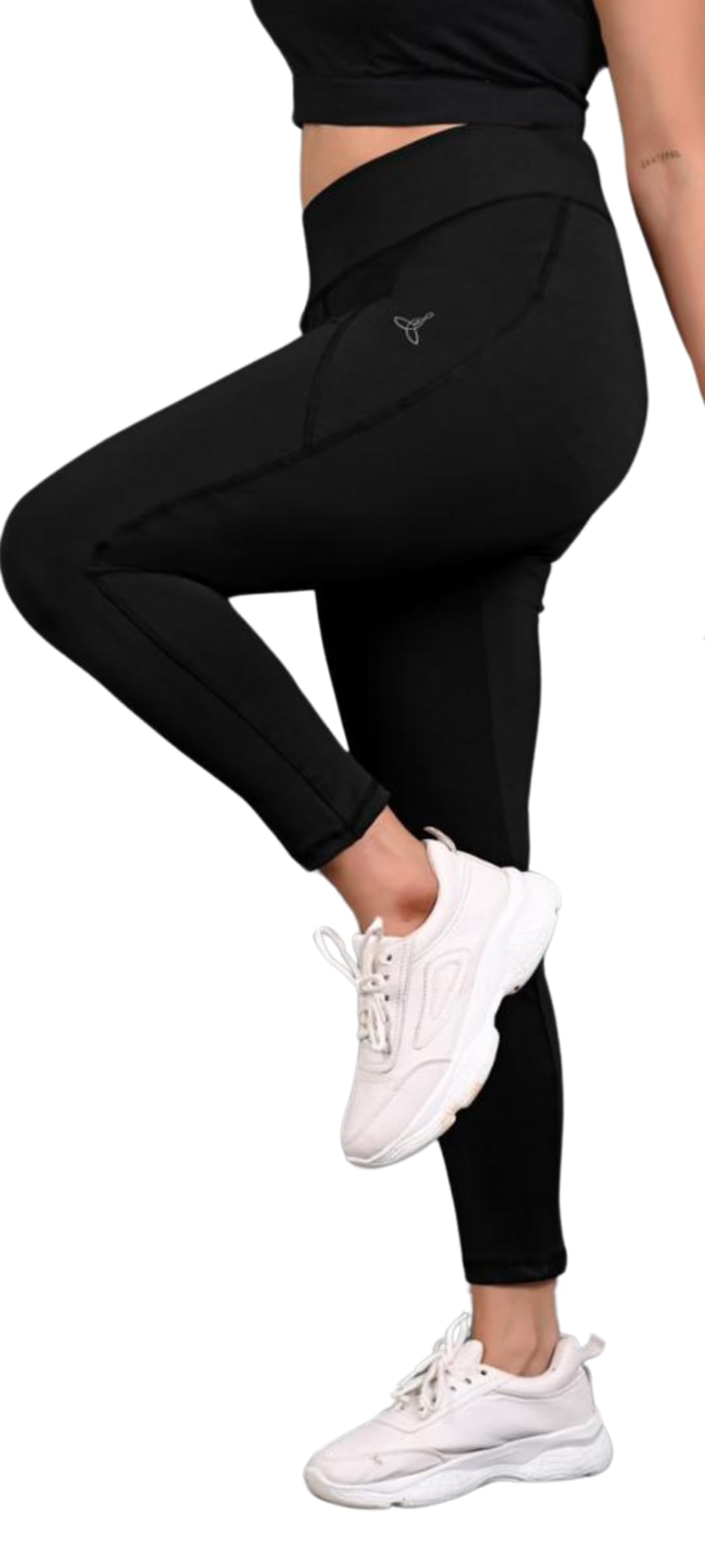 santarms Yoga & Gym Purple Skinny Pants Women Super Stretch Dryfit Fabric