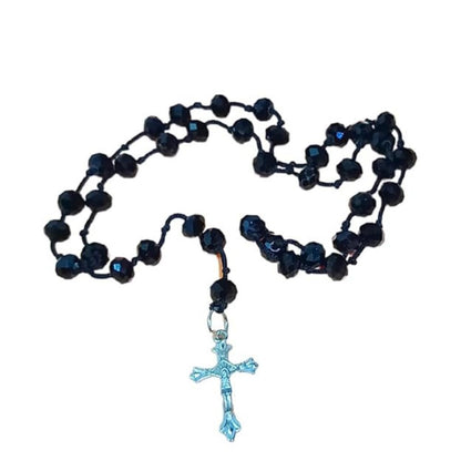 santarms Jesus Cross Catholic | wooden box with jesus locket | jerusalem Praying Rosary for men and women, Pack of 1