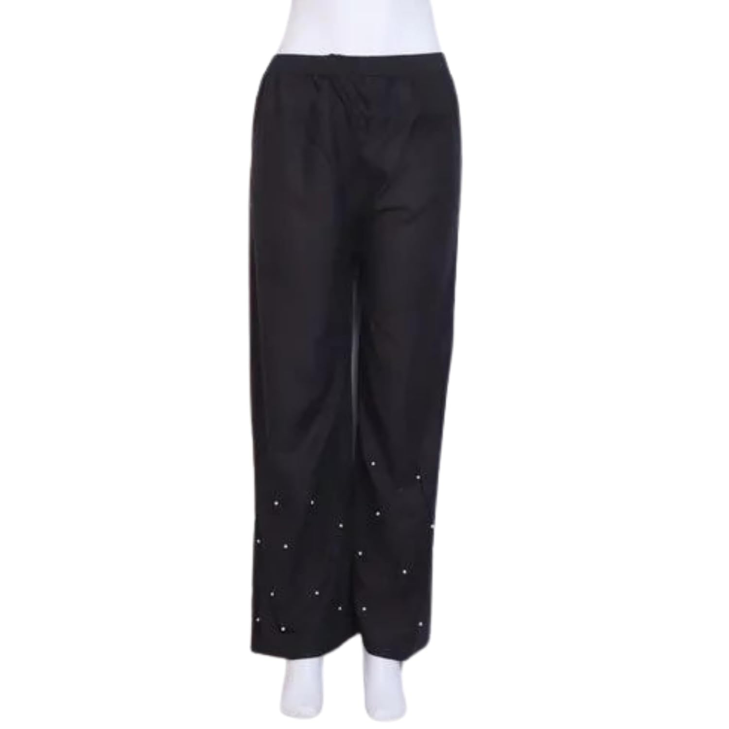 santarms Women's Winter Wear Woolen Full Length Palazzo Pants (Free Size) Loose Stylish Set for Women: Office to Party Elegance in