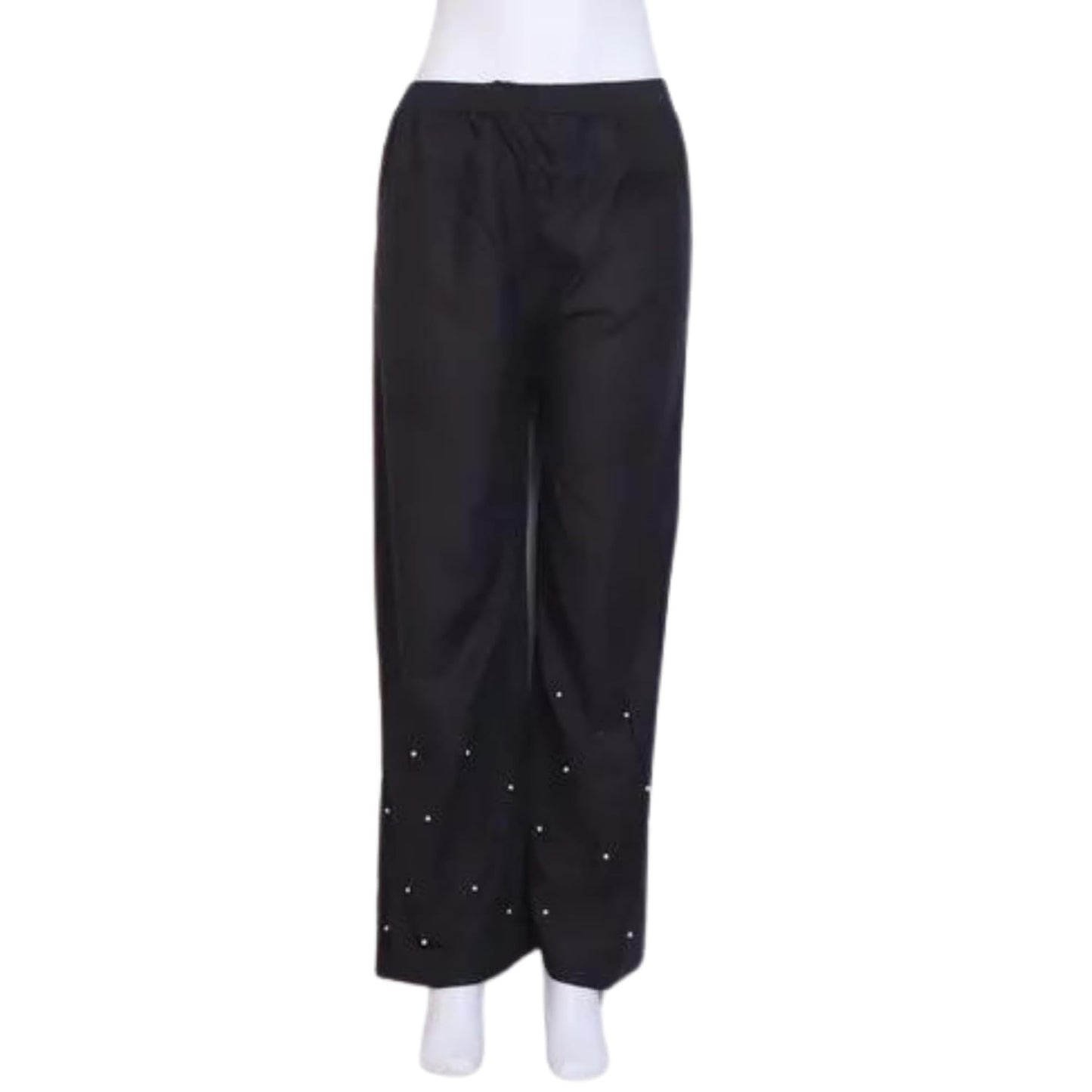 santarms Women's Winter Wear Woolen Full Length Palazzo Pants (Free Size) Loose Stylish Set for Women: Office to Party Elegance in