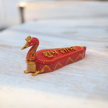 santarms Kumkum Holder | Kumkum Box for Gifting, Pooja, Thali, Mandir, Home, Temple, Gifting (Kumkum Box)