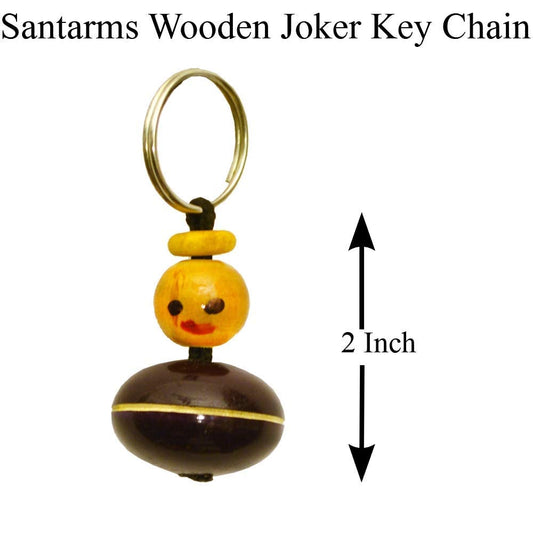 santarms Handcrafted Wooden Key Chain