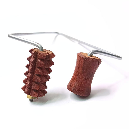 Santarms Wooden Finger Massager and Pain Reliever | Hand Massager Tool for Back, Neck, and Body Pain Relief, Improved Blood Circulation and Muscle Relaxation