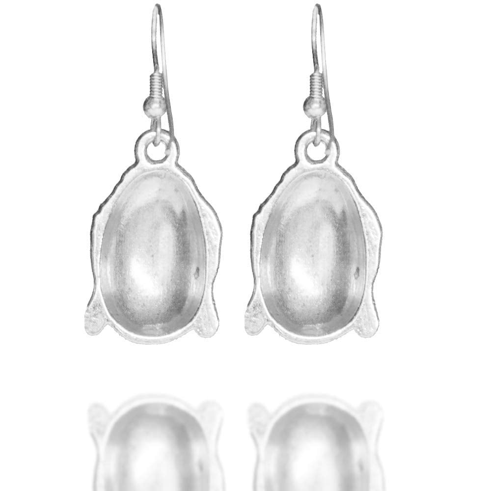 Santarms Traditional Buddha Earrings for Women for Girls Oxidisd Jhumki for girls and women meditation combo, PACK of 1
