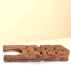Santarms Wooden holy Book Stand Reading for Geeta | gita | ramayan Book Stand | ramcharitmanas | ram charit Manas Stand Gift for Bride or Bridal Book Document Stand