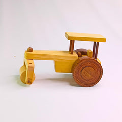 Santarms Wooden Moving Toy for Kids/Wooden Road Roller/Classic Wooden Toy for Kids and Showpiece