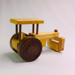 Santarms Wooden Moving Toy for Kids/Wooden Road Roller/Classic Wooden Toy for Kids and Showpiece