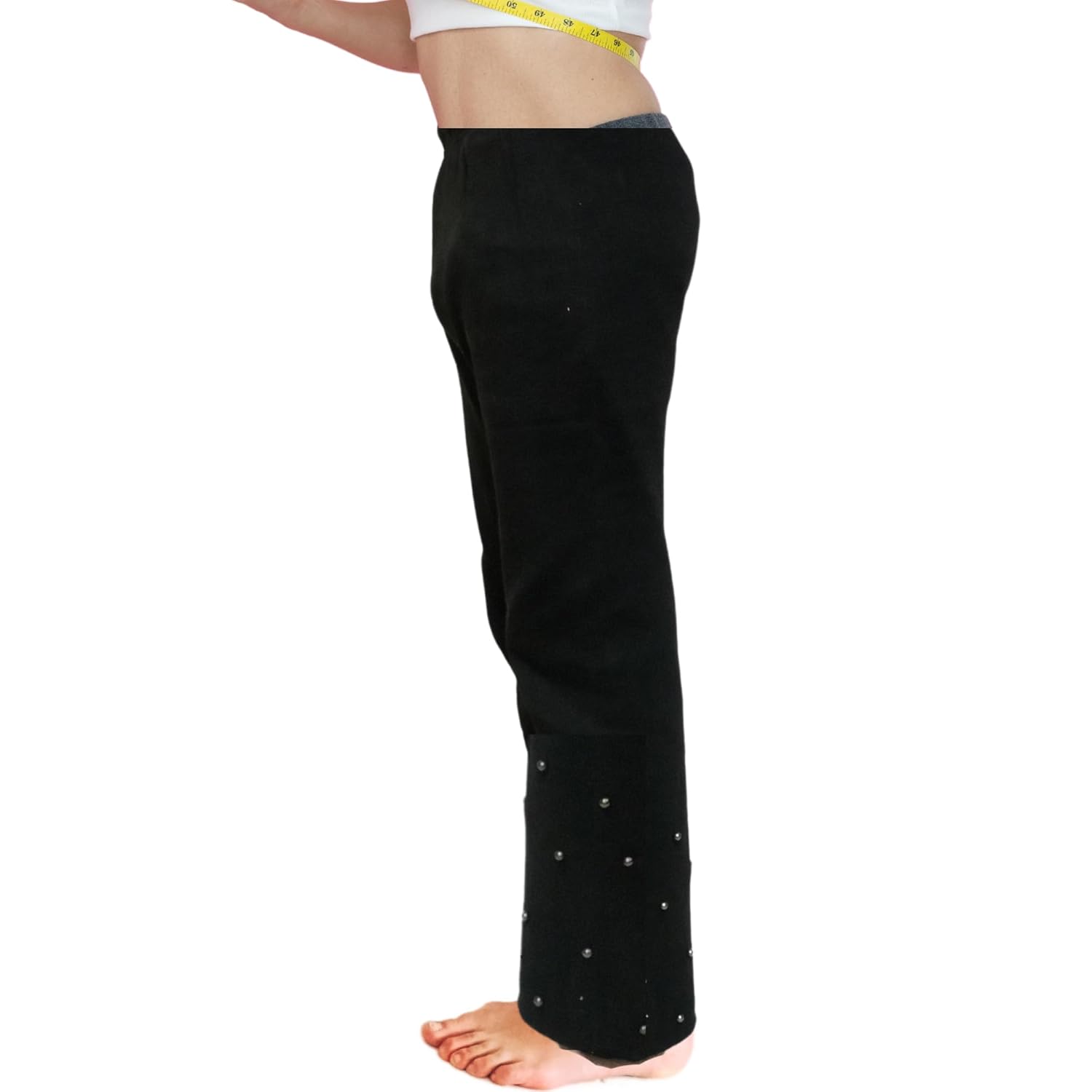 santarms Women's Winter Wear Woolen Full Length Palazzo Pants (Free Size) Loose Stylish Set for Women: Office to Party Elegance in