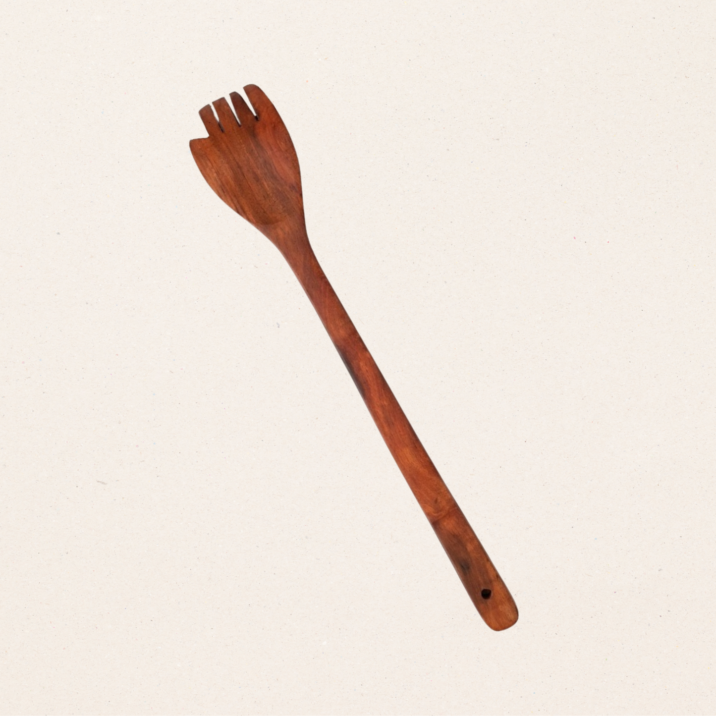 Handcrafted Wooden Back Scratcher with Extra-Long Handle & Hanging Loop