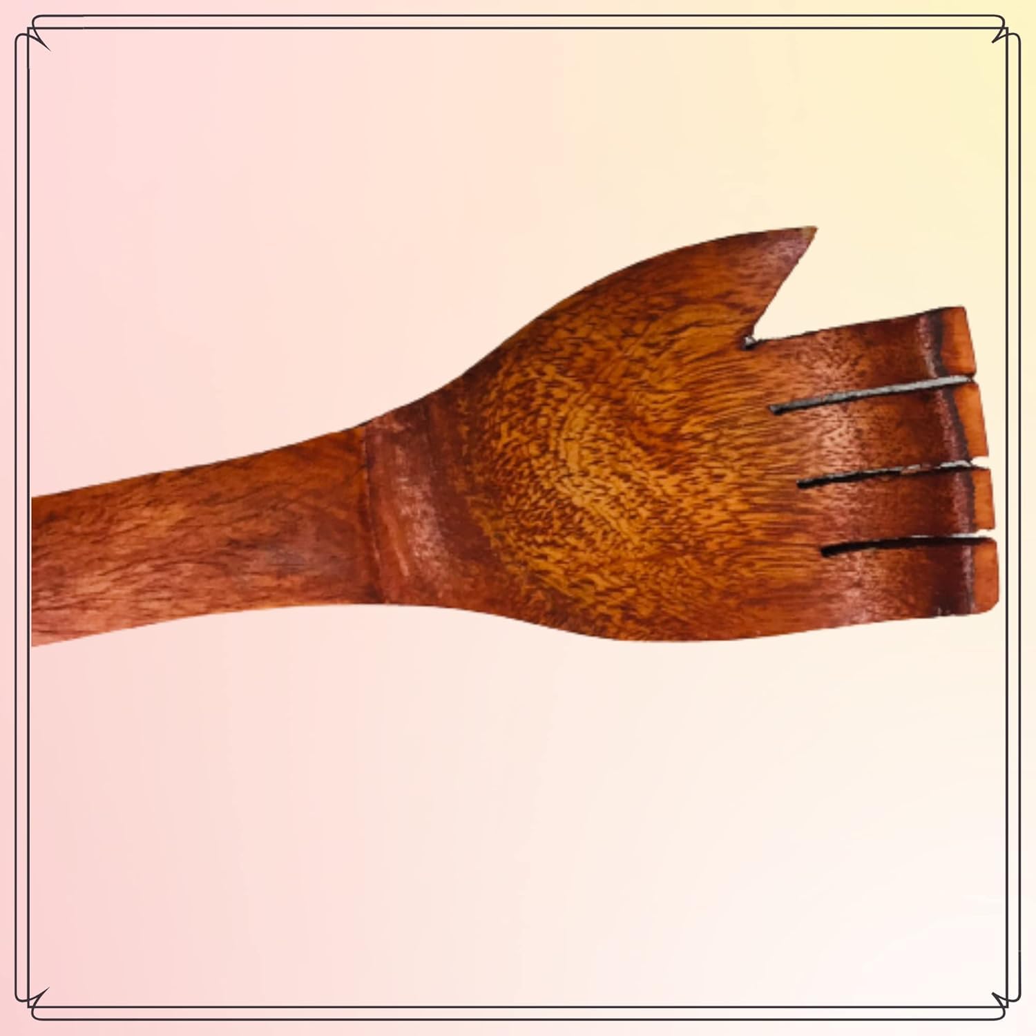 Santarms Wooden Itching Hand Khujli Stick – Long Handle Back Scratcher for Men & Women | Handmade Natural Wood Stick for Body Relaxation