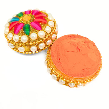 Santarms Kesar Chandan Powder, 5 Grams, for Tilak Pooja