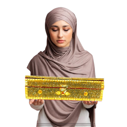 santarms Fordable Wooden Holy Quran Box With Rehal For Holy Book Stand Reading Quran Pak | Books Rihal Best Gift - Bride Or Bridal Sharif
