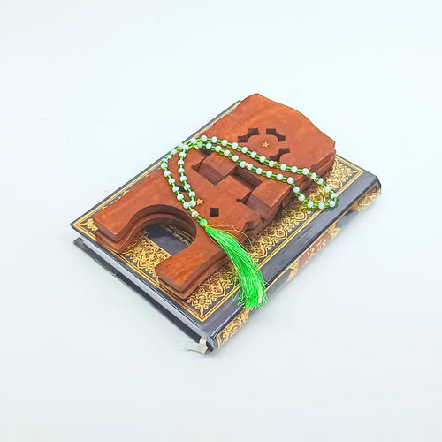 Santarms Wooden Book Stand (Rehal) for Holy Books – Handcrafted in Rosewood, Ideal for Quran, Geeta, Bible, Granth Saheb, and More