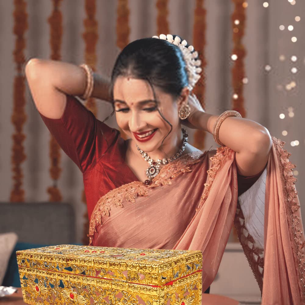 santarms wooden Bangle box for Women - chudi boxes girls | Churi is a perfect wedding gift bride or bridal Box For Women,Jewellery With Latest Stylish Design,Chudi Organizer