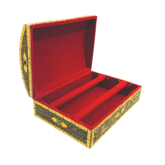 Santarms Rajwada Bangle Box Vanity Box Makeup Kit Traditional Decorative Bangle Decor Gift Boxes for Wedding Items | Storage Stylish Women Girls Shadi Diwali Home Organizer Return Gifts
