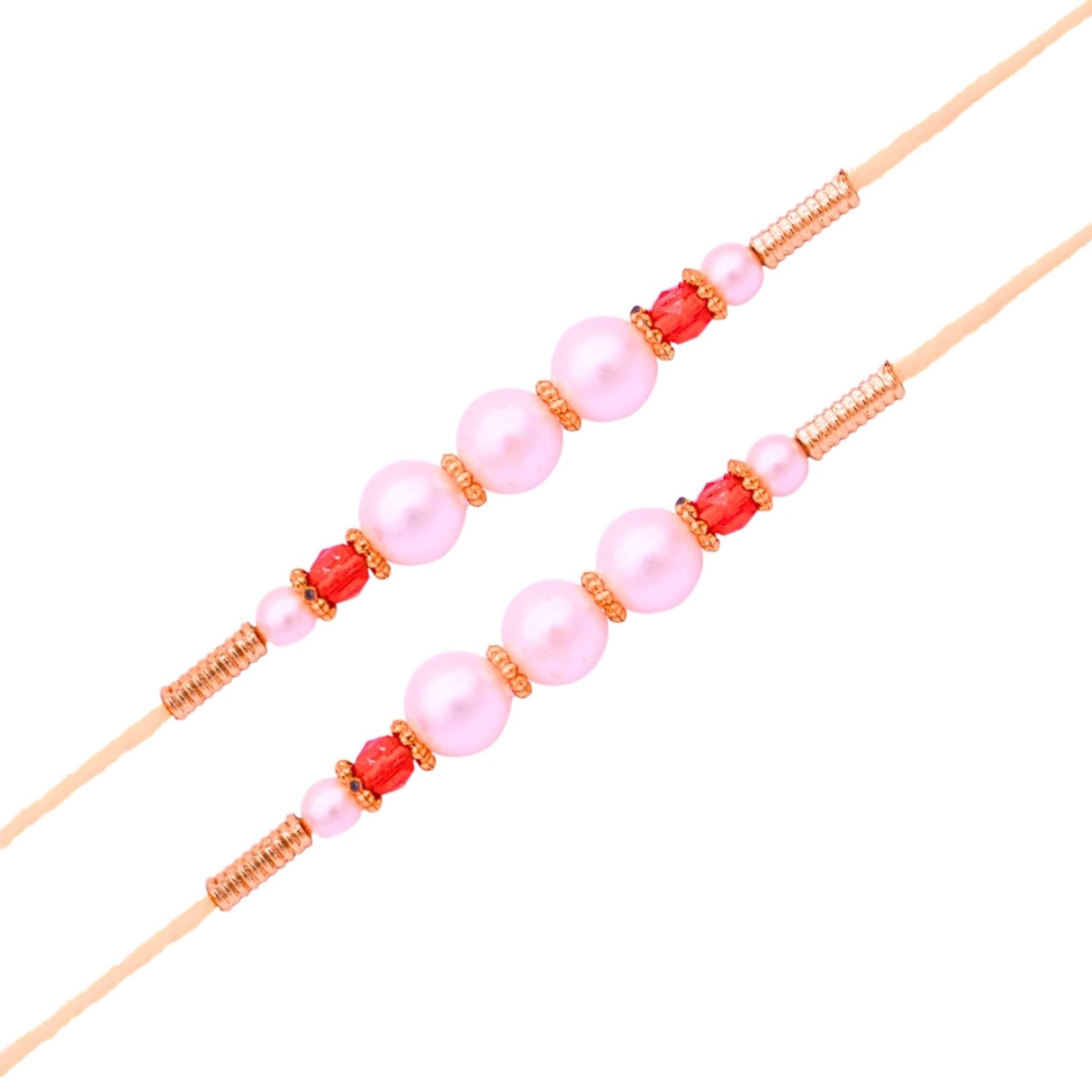 santarms Sibling Love Fest Rakhi Set for Brother and Bhaiya Bhabhi – Includes 2 Exquisite Rakhis, 1 Tilak Bottle, Rice Bottle Perfect Raksha Bandhan Celebrations Bonding
