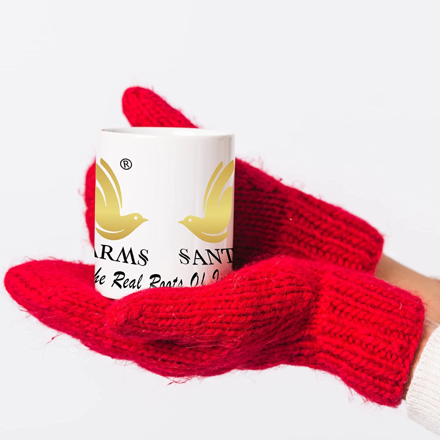 santarms Branded Stylish Coffee Tea Cup Mug - Elegant Morning Chai for All Ages | Single Piece Girls, Boys, Men, Women Perfect Couple Gifts, Coffee, Tea, Milk 1Pcs