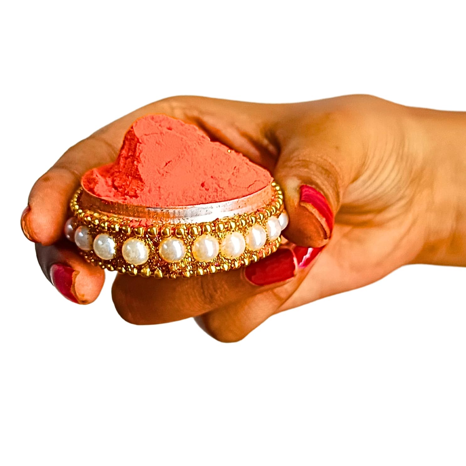 Santarms Kesar Chandan Powder, 5 Grams, for Tilak Pooja