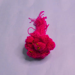 santarms (Pack Of 20 Ram Rakhi Flower Gota Pati Pooja Pom Feather Soft Children Sharvan God Rakhi With Free Mauli Chawal Gifts