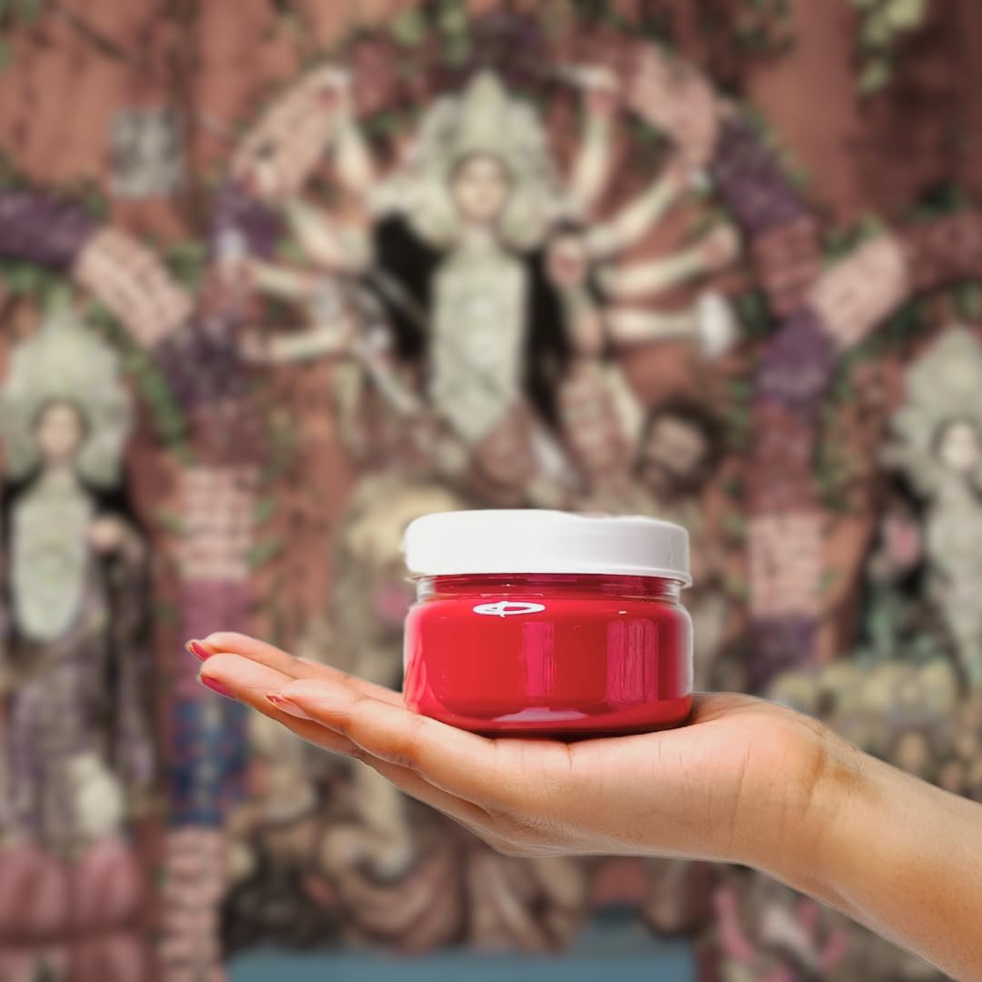 Santarms Natural Organic Sindoor Dust 100gm | Red Kumkum Powder For Women Suhaag Sindur With A++ Natural Sindoor In Cute Box For Daily Use, Weddings, And Pooja Skin-Safe, Chemical-Free, Long-Lasting