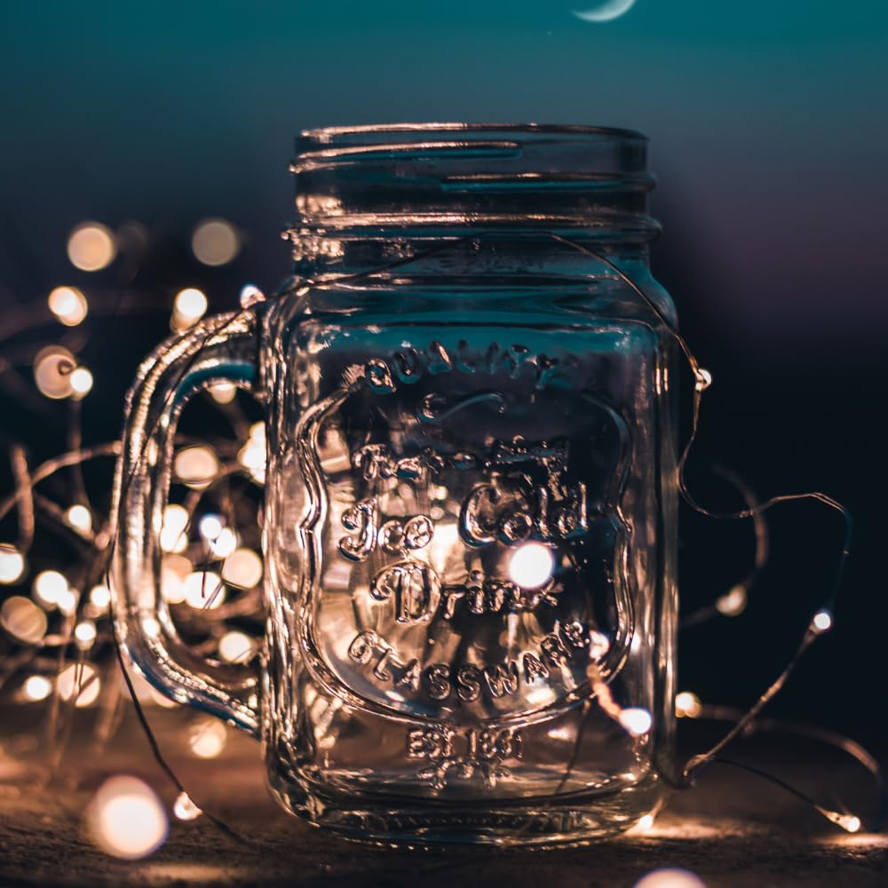 santarms 6.5 feet LED String Light with Battery Lights for Indoor Outdoor Decoration Waterproof String Light for Home Décor,Diwali, Christmas 20 Bulb (Warm White) (1)
