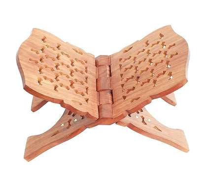 Santarms® 21 Inch Holy Book Stand for Guru Granth Sahib Ji Wooden Book Stand for Reading Holy Books Stand Holder Bookstand