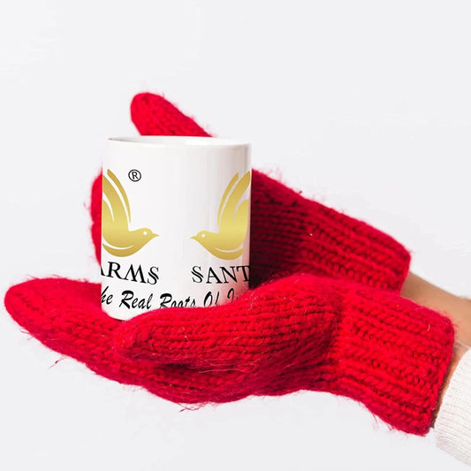 santarms Branded Stylish Coffee Mug Cup - Single Bone China Coffee/Tea Mug for Morning Milk, Tea, Coffee - Gift for Girls, Boys, Men