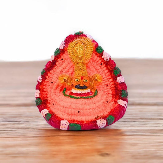 santarms khatu Shyam Baba ji ki murti Idol for car Dashboard Hare ka Sahara humara khatushyam humara, Home Temple Decor Multicolor