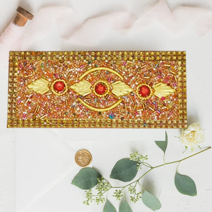 Santarms Handcrafted shagun envelopes for Wedding | Shadi Gift envelopes for Money | envolpe Cards for Money | shagun lifafa for Groom Bride or Bridal for Marriage (1)