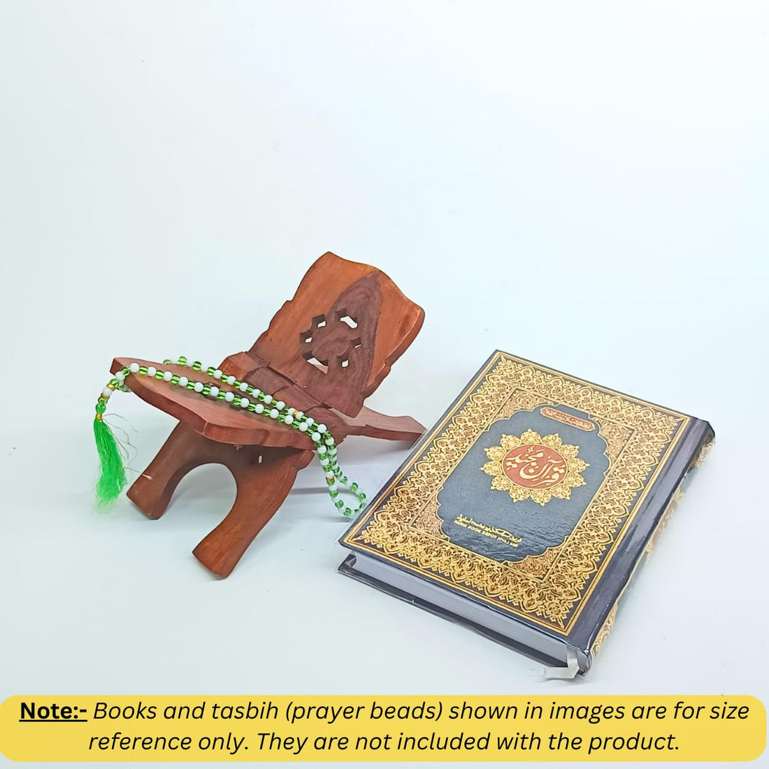 Santarms Wooden Book Stand (Rehal) for Holy Books – Handcrafted in Rosewood, Ideal for Quran, Geeta, Bible, Granth Saheb, and More