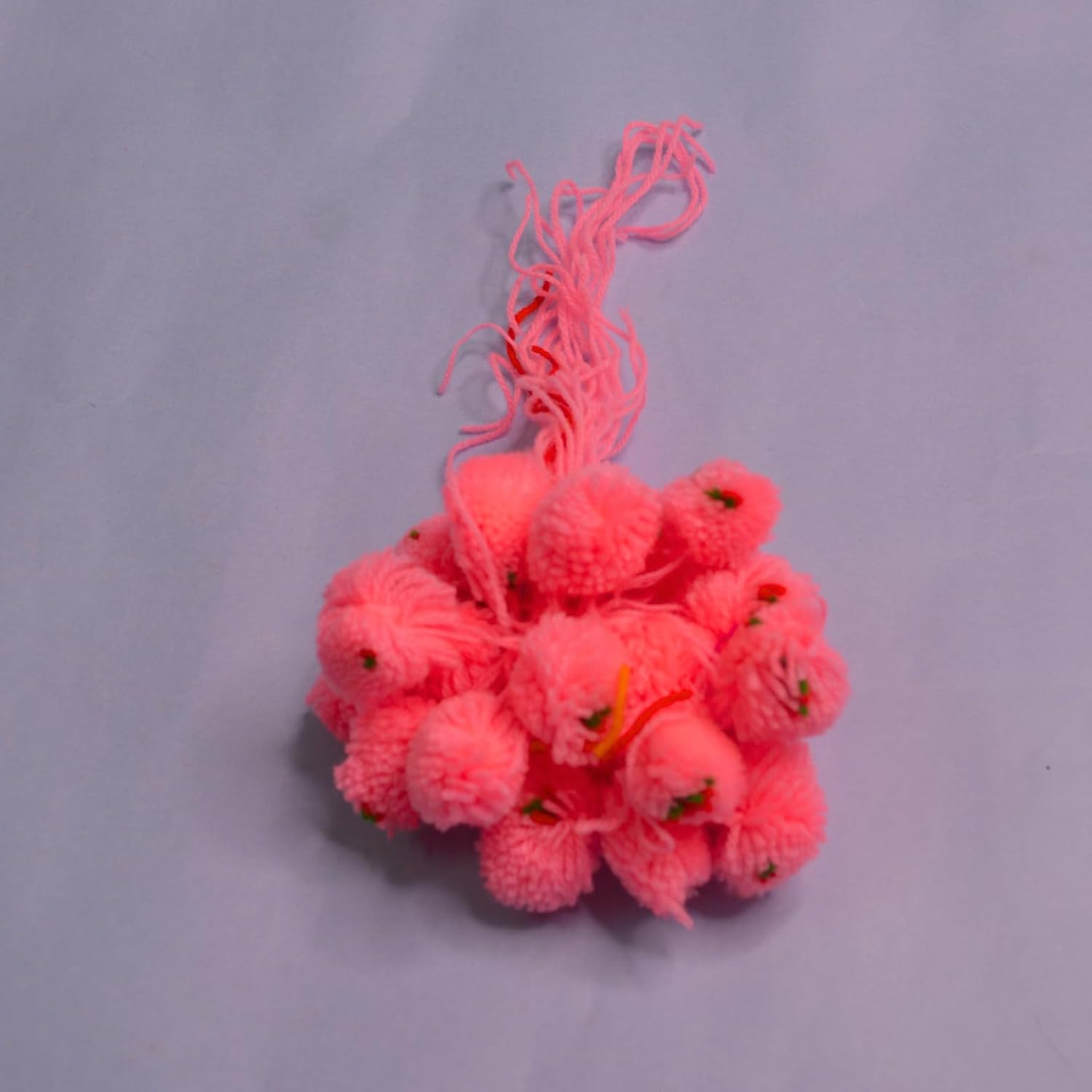 santarms (Pack Of 20 Ram Rakhi Flower Gota Pati Pooja Pom Feather Soft Children Sharvan God Rakhi With Free Mauli Chawal Gifts
