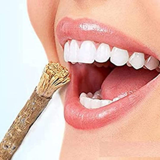 Santarms Ayurvedic Natural Organic Fresh Neem Stick Datun Toothbrush Nim Tree Twigs Chew Sticks For Brushing Teeth Removes Bad Breath PACK OF 25 STICKS