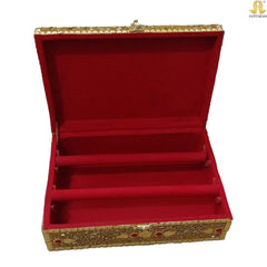 santarms jewellery Fancy Bangle Box Brocade Hardboard Bangle Box Bangle Organizer Box Jewellery Storage Box