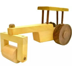 santarms Wood Army Tank Indian Toys for Kids Tanker Decoration Wooden Moving Toy Kids/Wooden Road Roller/Classic Kids and Showpiece Classic Home Décor Brown Roller
