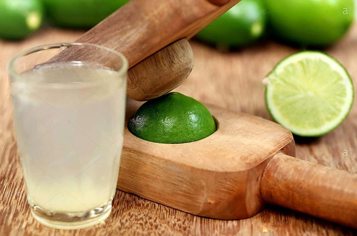 Santarms Wooden Lemon Squeezer/Ramer, Handcrafted Wood Lemon Hand Juicer Masher/Citrus, Nimbu Nichodne Wala, Heavy Duty Lemons Crusher, Squeeze