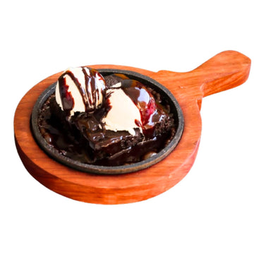 santarms Premium Sizzler Plate Set - Perfect for Sizzling Brownie Delights Sizzler Plate Sizzling Brownie Plate-Brownie Round Small Set-Sizzler Ice Cream Plates Heater Cast Iron