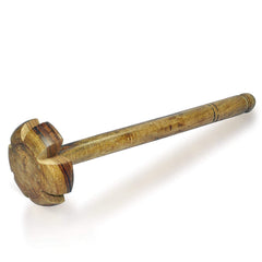 Santarms Wooden Whisk Beater for Lassi Maker Kitchen Hand Blender Cake Egg Beater Whisker Mixer - Small Mixing Manual Items Mini Cooking Tools Cream Making Grinder Stirrer wisker rai ravai mathani