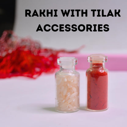 santarms Beads Rakhi Festival Shop Exquisite Rakshabandhan Rakhis Online pack of 2 For Brothers